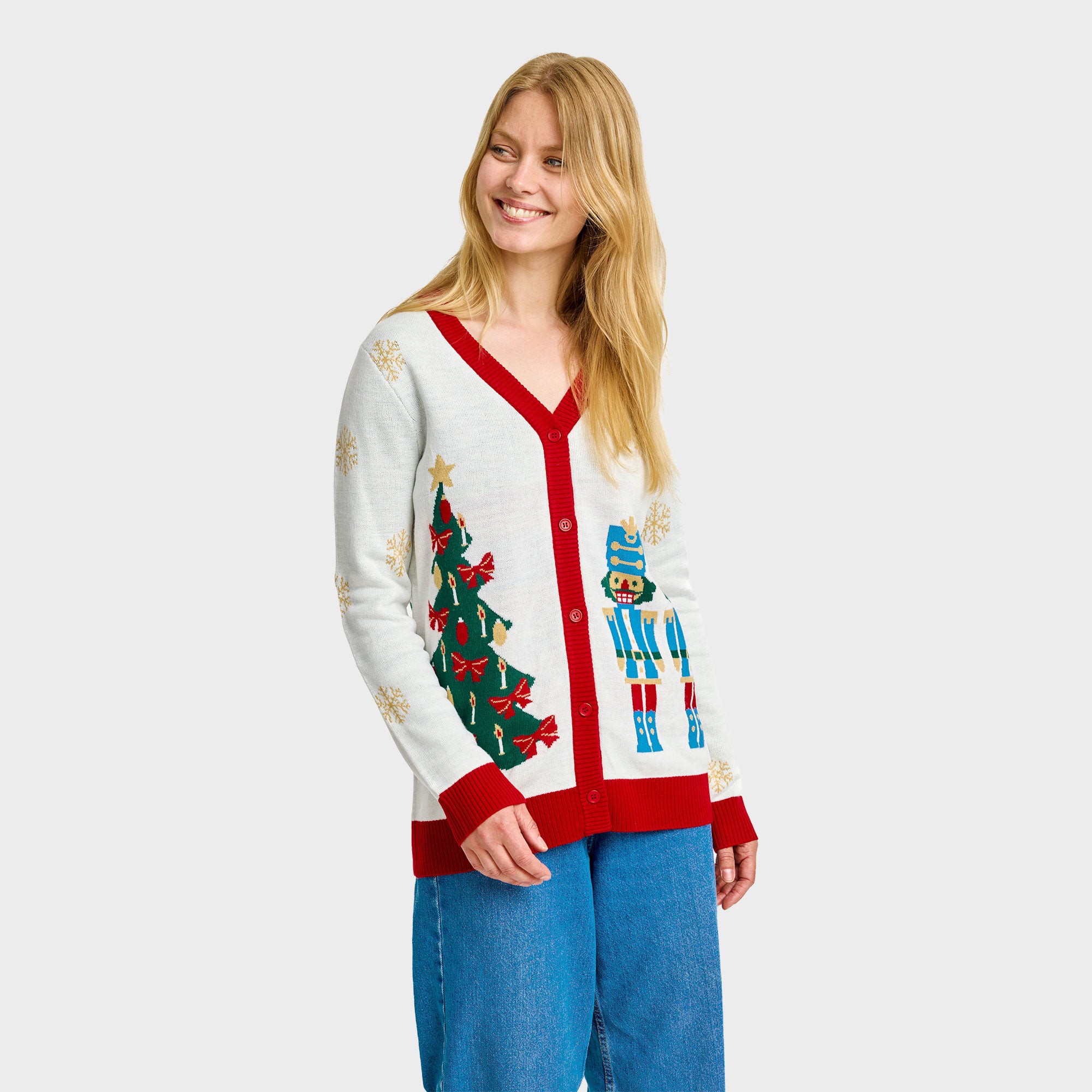 The Nutcracker julecardigan - Dame